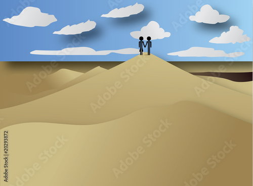 couple traveling africa