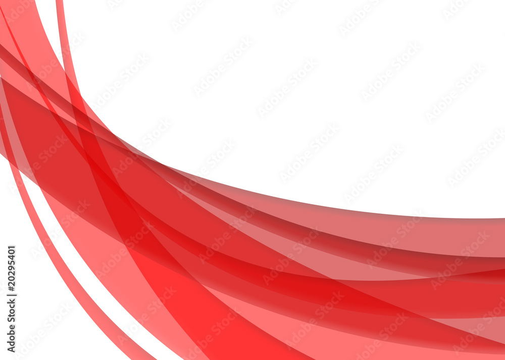 Fototapeta premium Abstract red lines