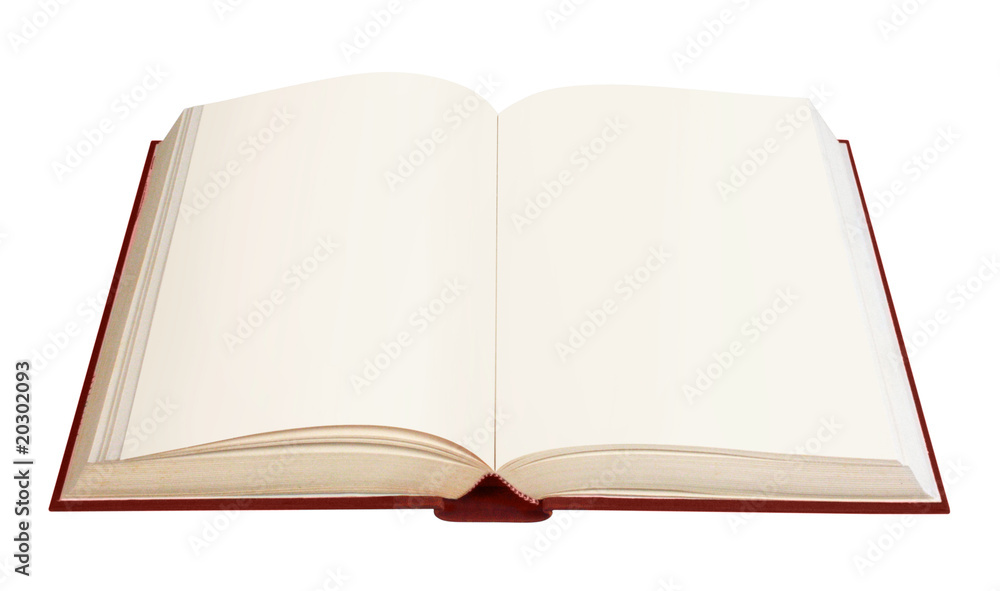 Libro aperto pagine bianche Libro aperto pagine bianche