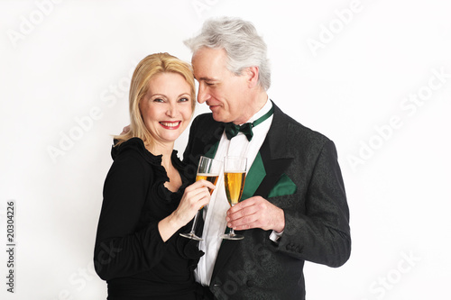 Canvas Print Sekt anstoßen