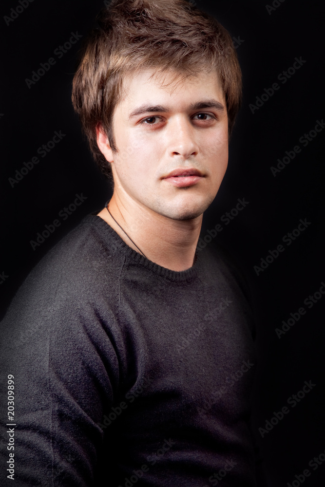 Fototapeta premium Young handsome masculine guy