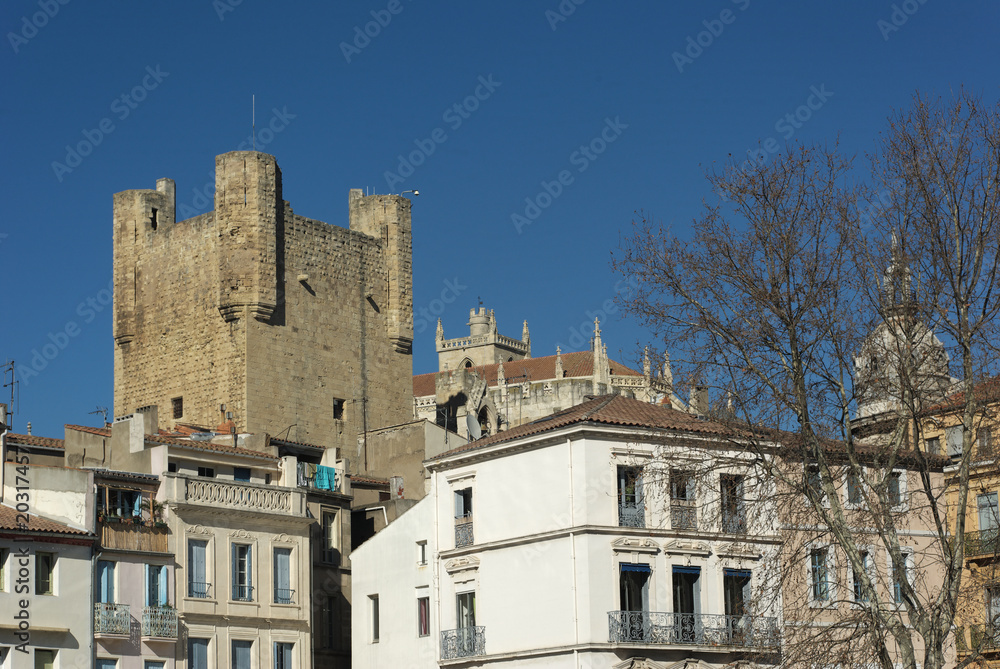 Narbonne - Vue sur le palais