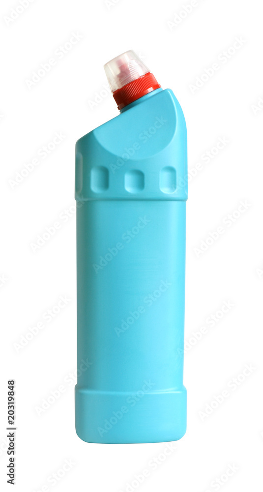 Plastic blue bottle Plastic blue bottle