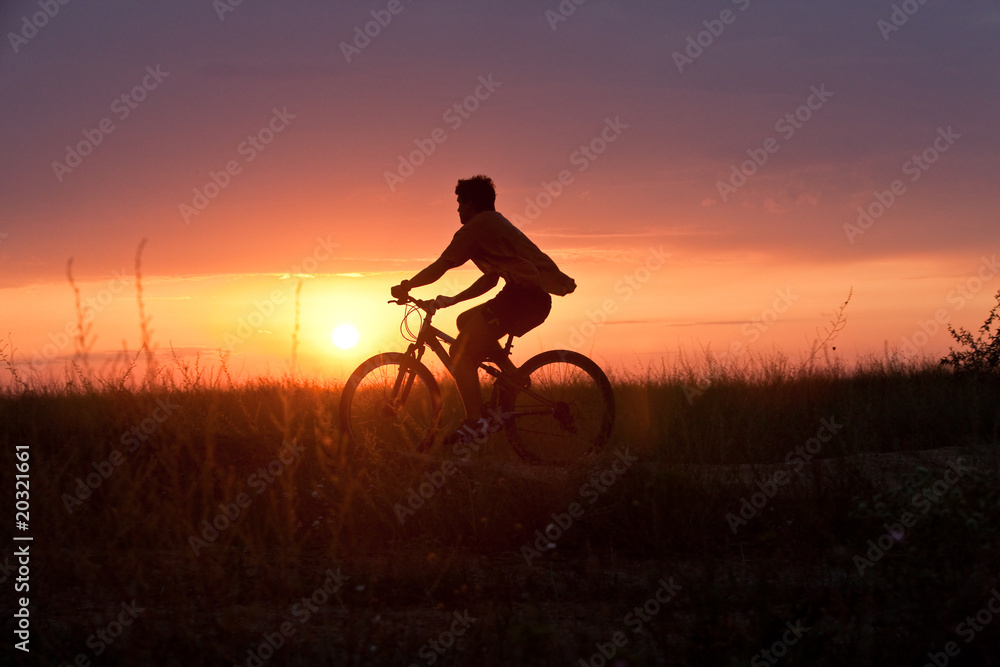 summer cyclist