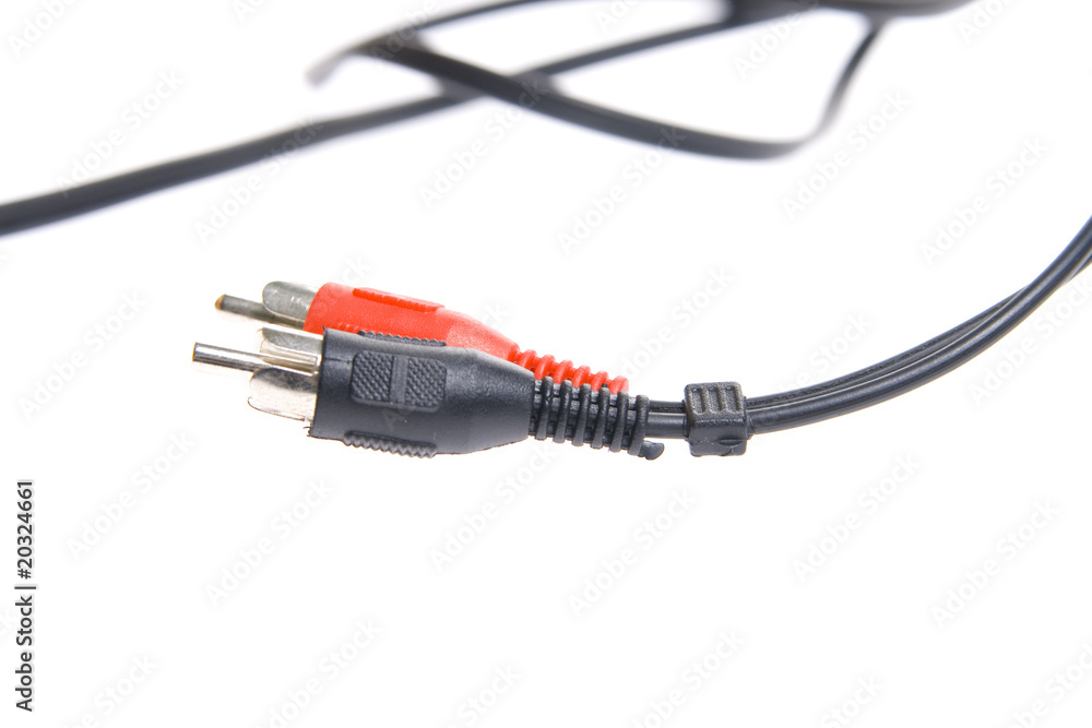 Cable isolated on white background Cable isolated on white background