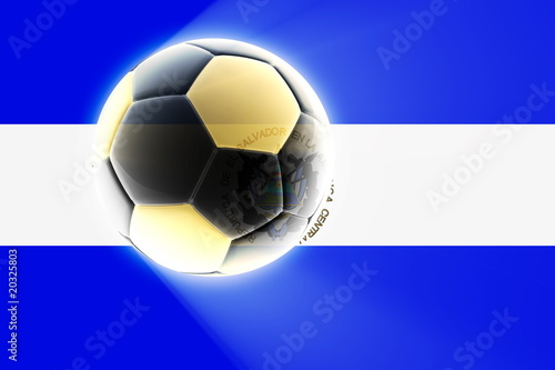 Flag of El Salvador soccer