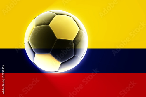 Flag of Colombia soccer
