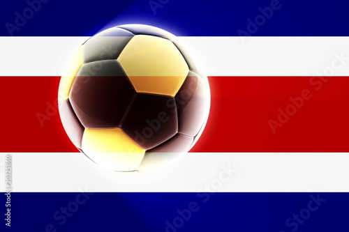 Flag of Costa Rica soccer