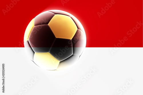 Flag of Indonesia soccer