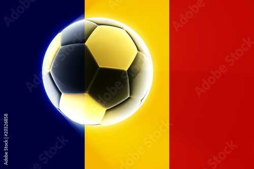 Flag of Romania soccer