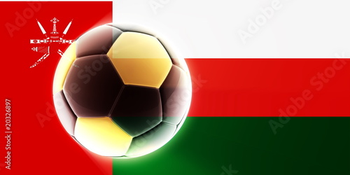 Flag of Oman soccer