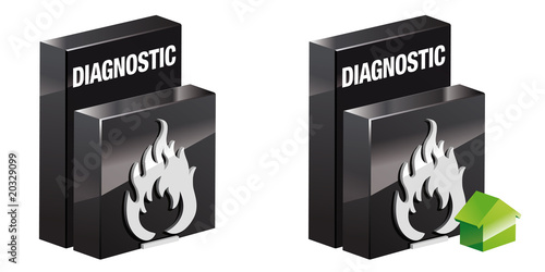 icone diagnostic gaz