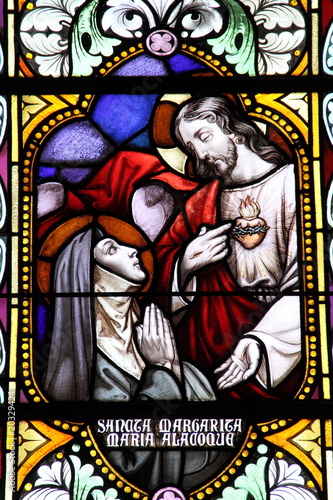 Quadro em tela Sainte Margaret Alacoque