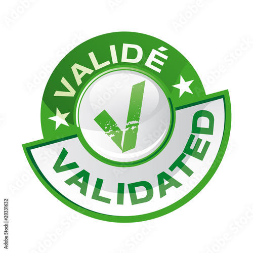 bouton valide/validated