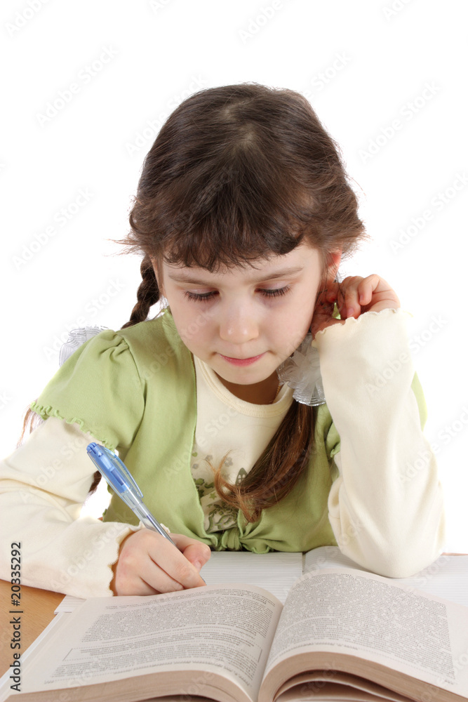 child writes and reads. child writes and reads.