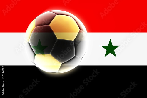 Flag of Syria soccer