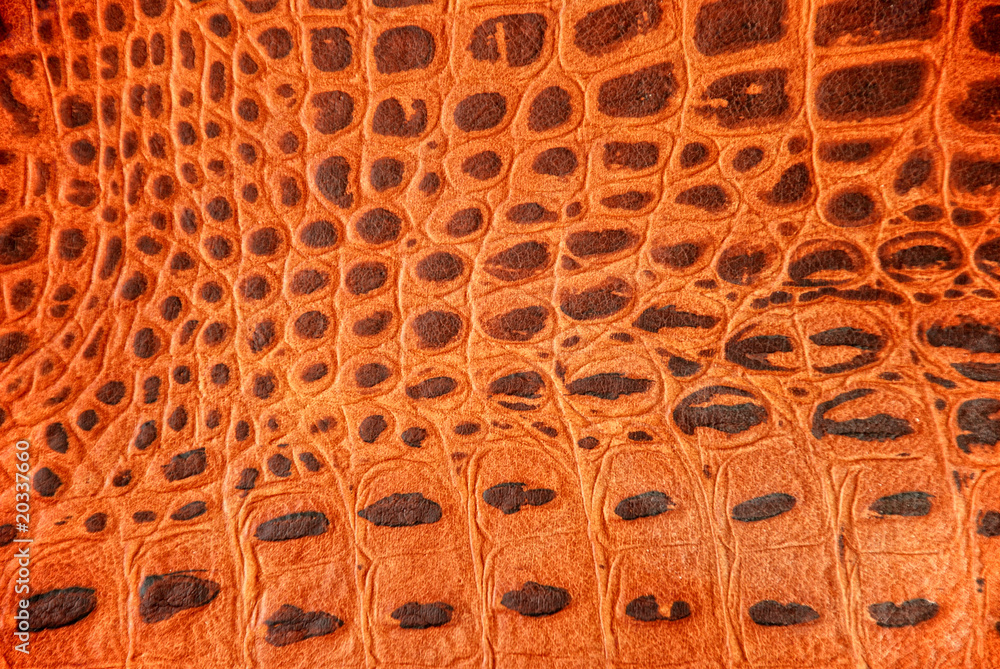 Fake crocodile leather texture Stock Photo