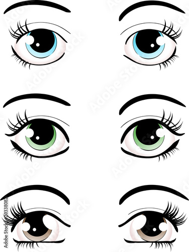 eyes design set