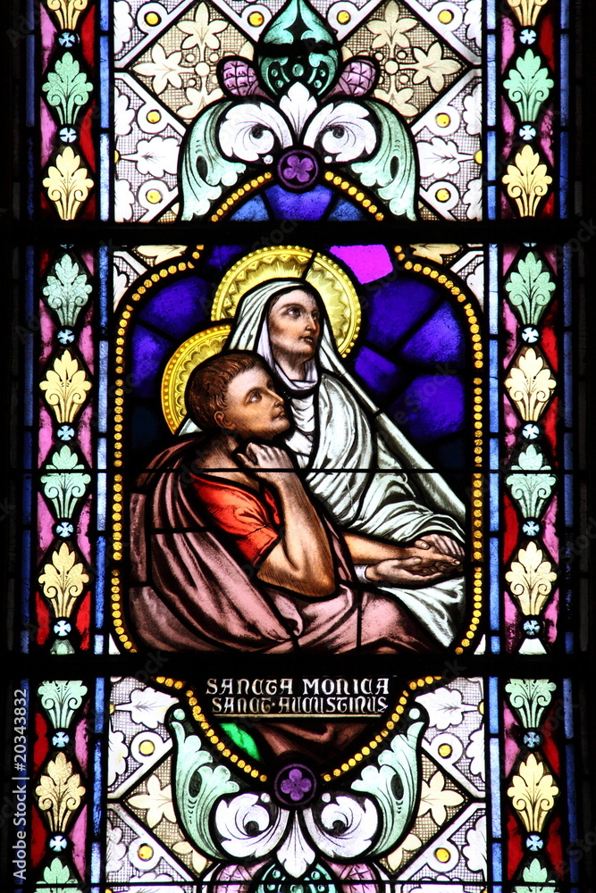 Fototapeta premium Sainte Monique et Saint Augustin