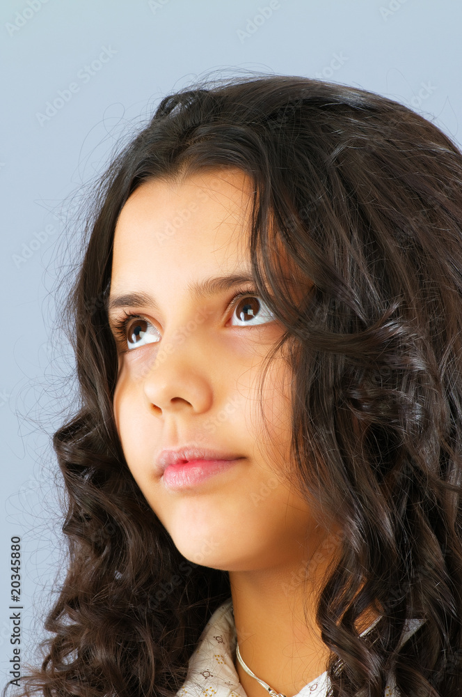 Portrait of the beautiful girl Portrait of the beautiful girl