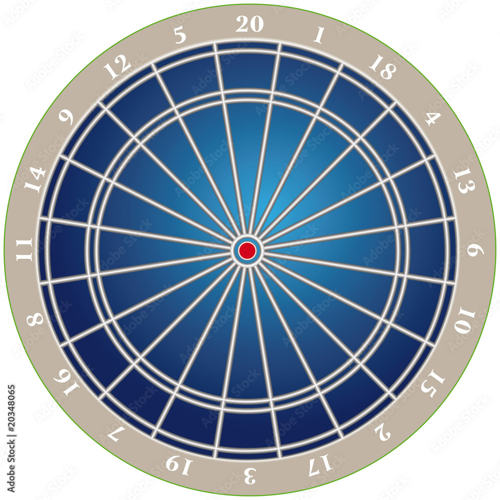 Obraz premium darts target