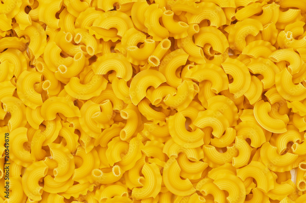 Close up of italian pasta - spiral shaped Close up of italian pasta - spiral shaped