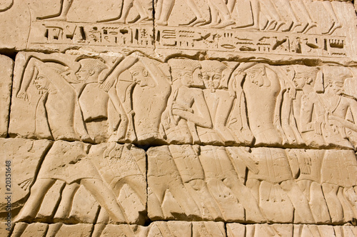 Slaves hieroglyphs Egypt