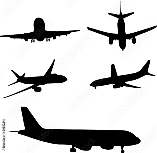 plane silhouettes