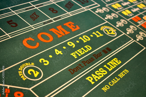 Фотография Craps Table located in a Casino