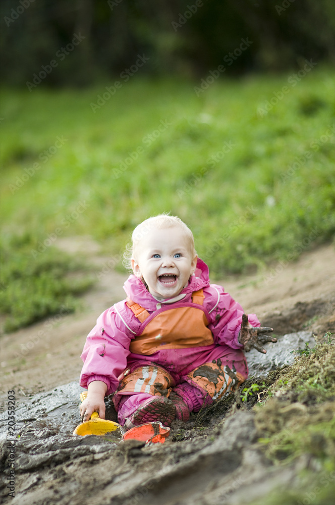 Happy Muddy Child Happy Muddy Child