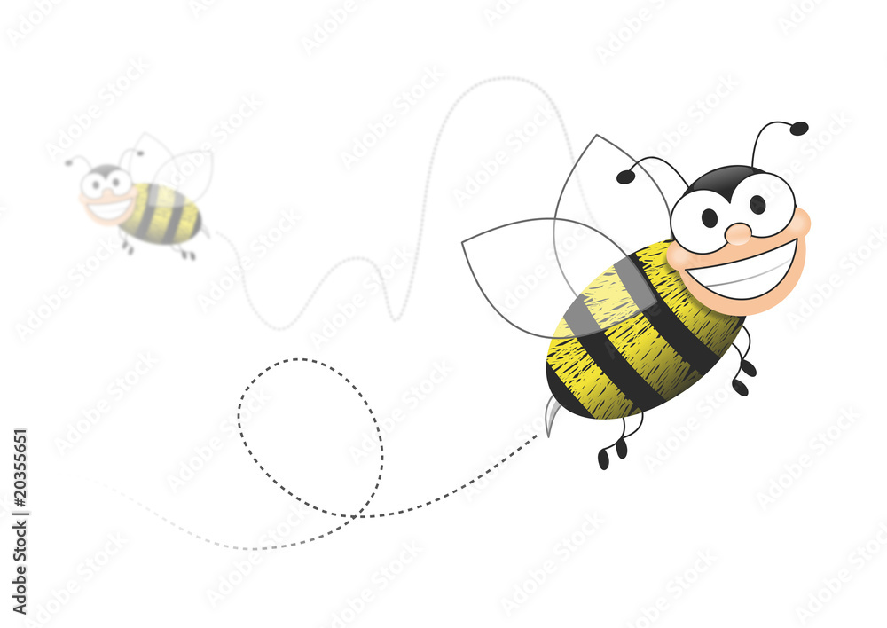 Obraz premium bumble bees