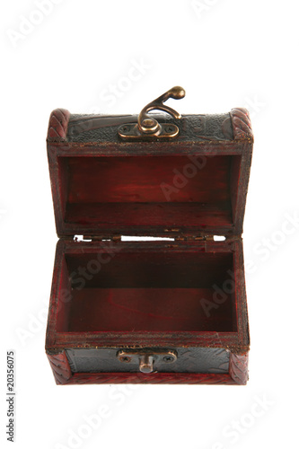 single wooden chest