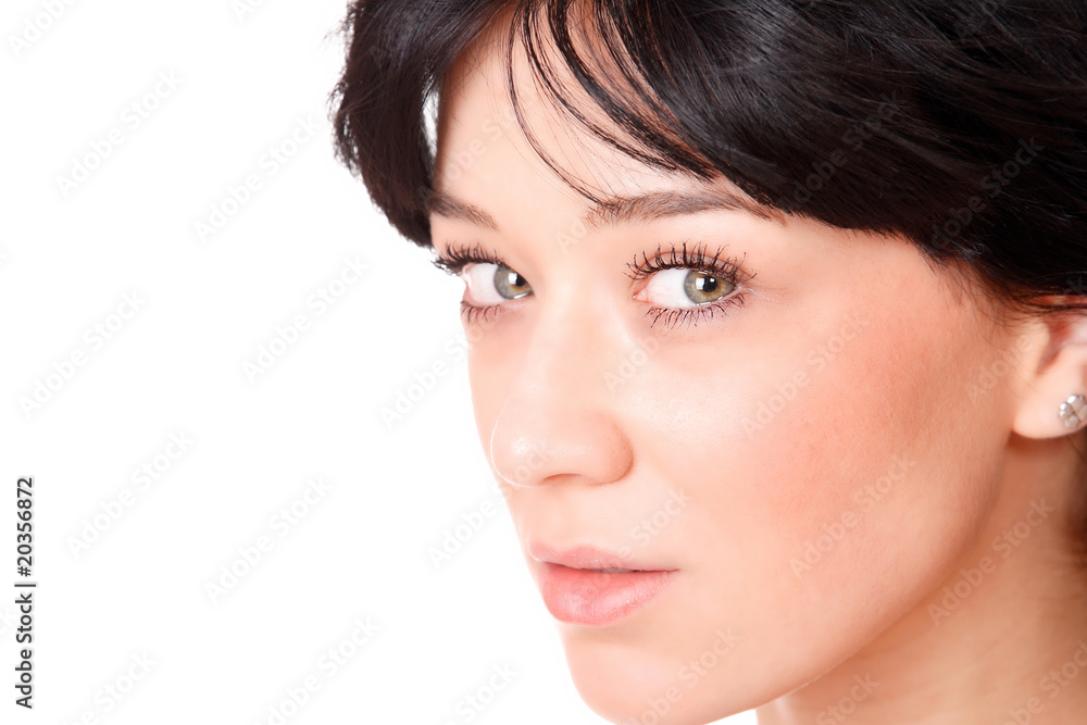 Obraz premium Beautiful young female face