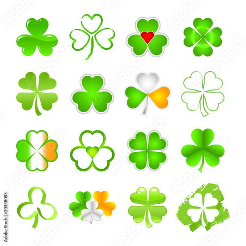 selection of shamrock