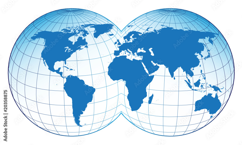 Map of the world Map of the world