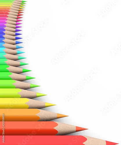 Obraz szablon ołówka pionowy