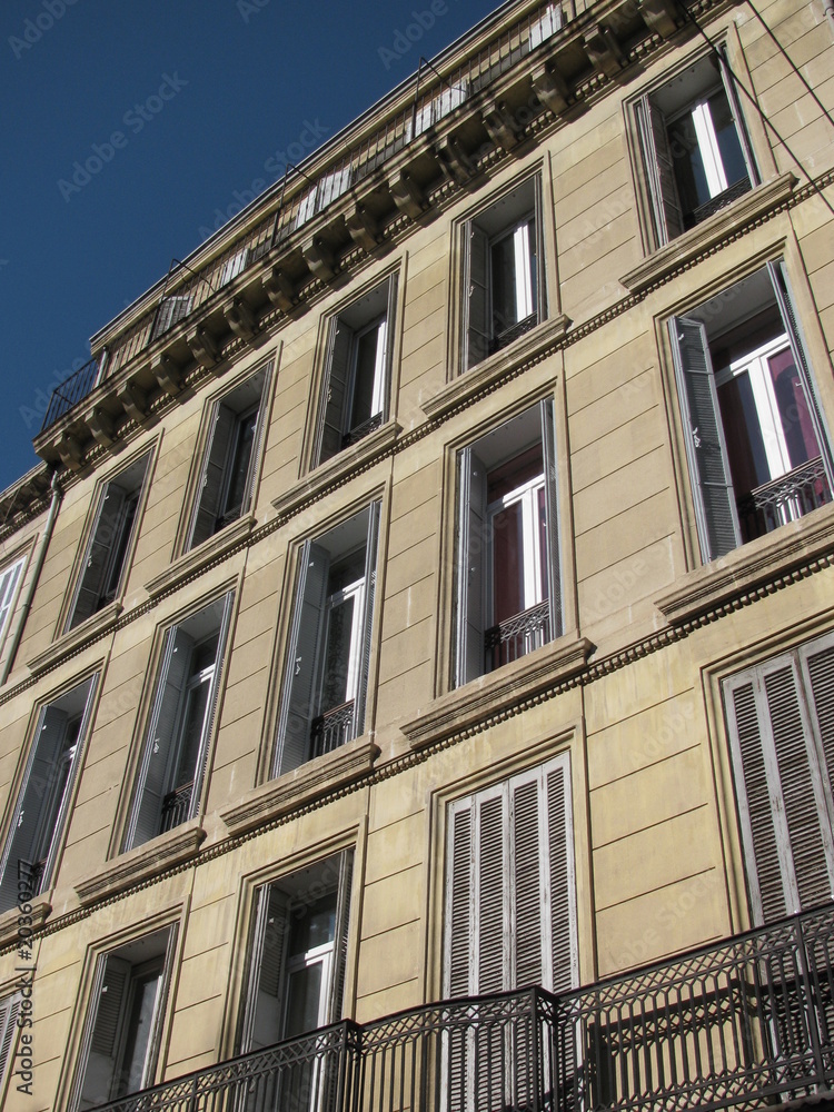 Naklejka premium architecture de caractere