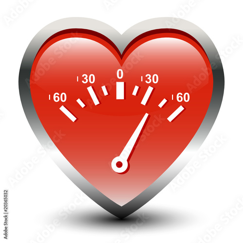 Heart Shape Speedometer