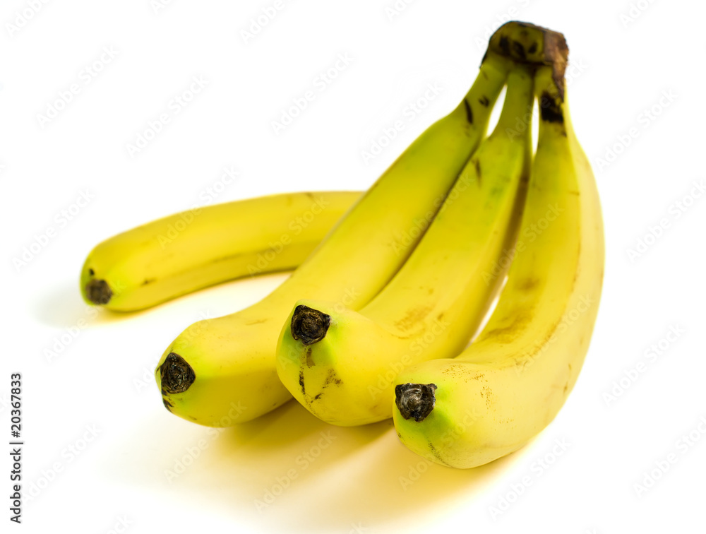 a bunch of ripe yellow bananas