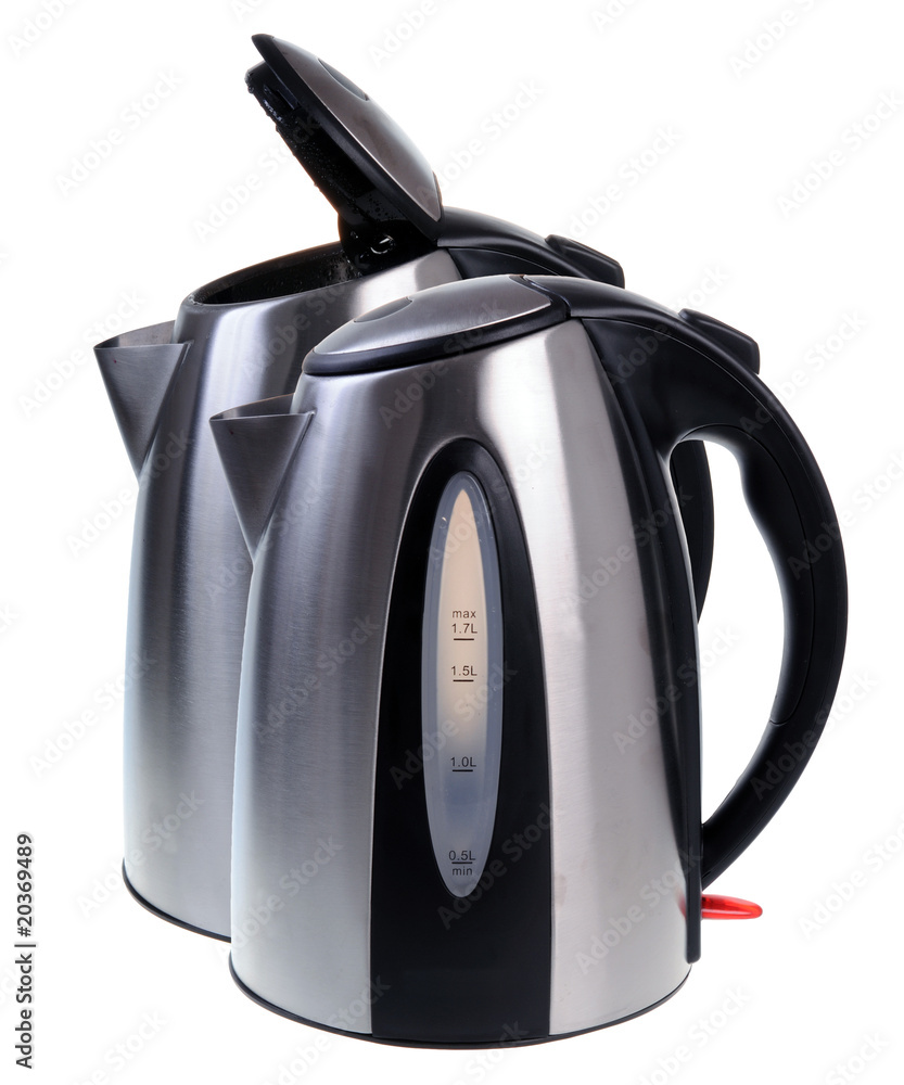 Electric kettles isolated on white background Electric kettles isolated on white background