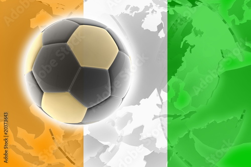 Flag of Ivory Coast soccer