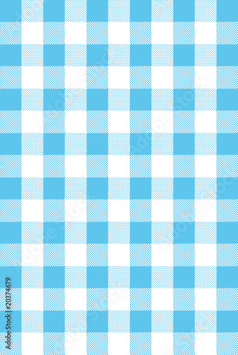 NAPPE VICHY BLEUE - vectorielle (#4)