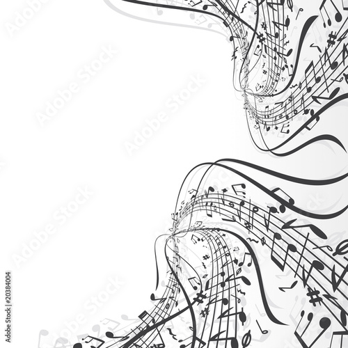 Fotografia Musical notes composition
