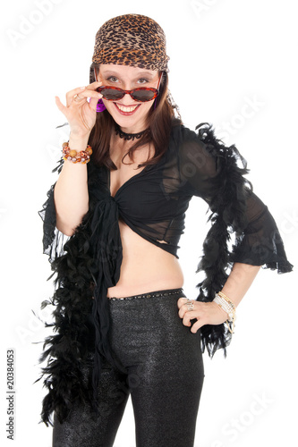 Bilde på lerret hippie woman