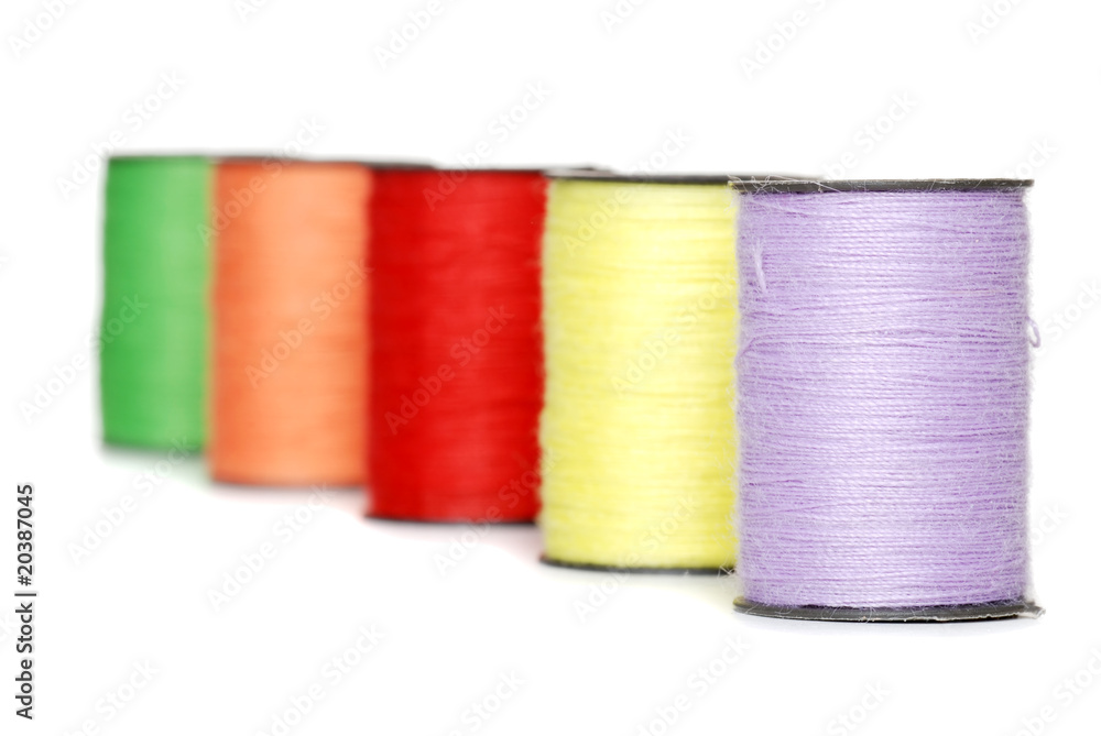 Colorful Sewing Thread Shallow Dof Colorful Sewing Thread Shallow Dof