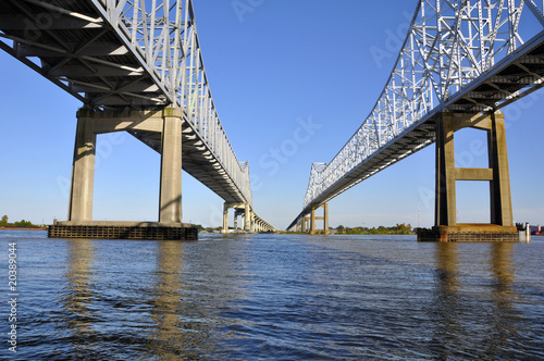 missippi river bridge at new orleans