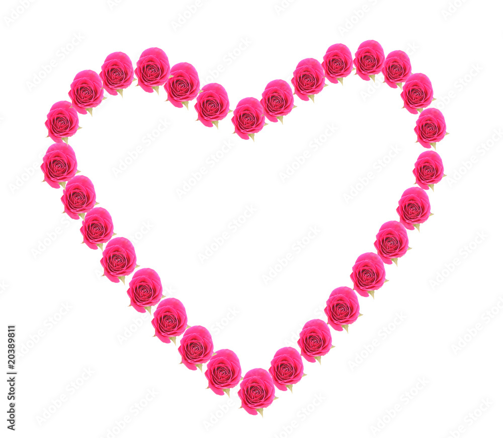 Obraz premium rose heart