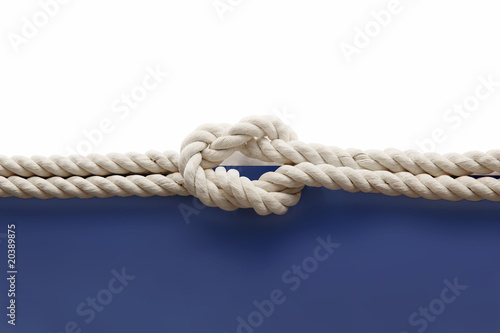 Knot on the rope photo