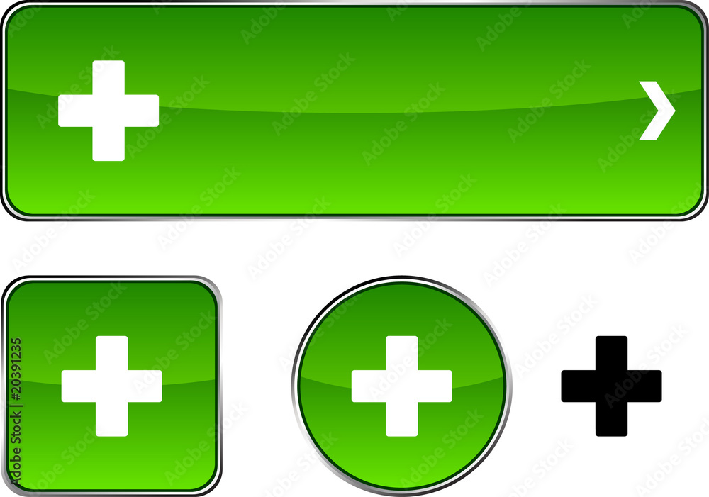 Fototapeta premium Switzerland button set.