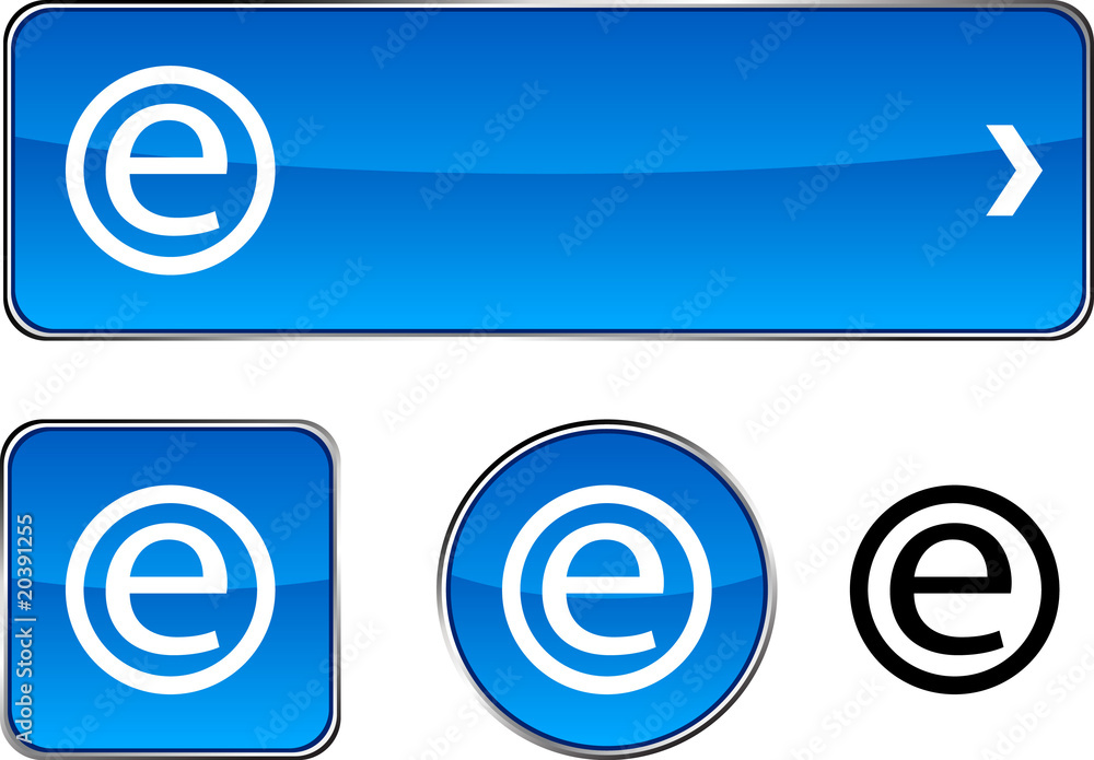 Enternet button set. Enternet button set.